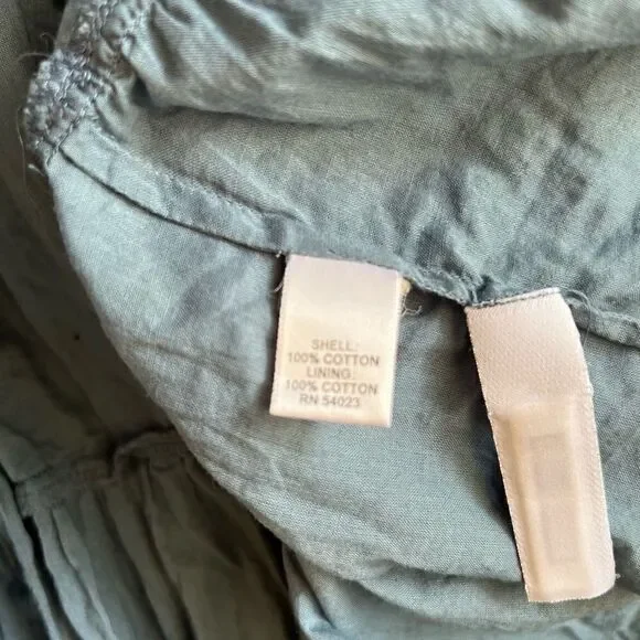 Women’s Banana Republic Green Striped Sundress Sz 0 - Picture 3 of 7